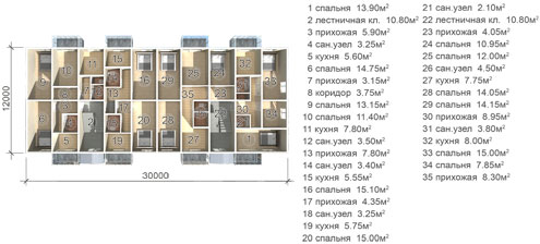 F03 - дом на 18 квартир
